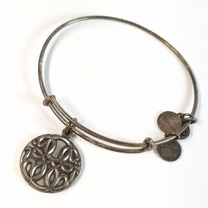 Alex and Ani 2014 +Energy Bangle Bracelet  Adjustable 7.5 Inch